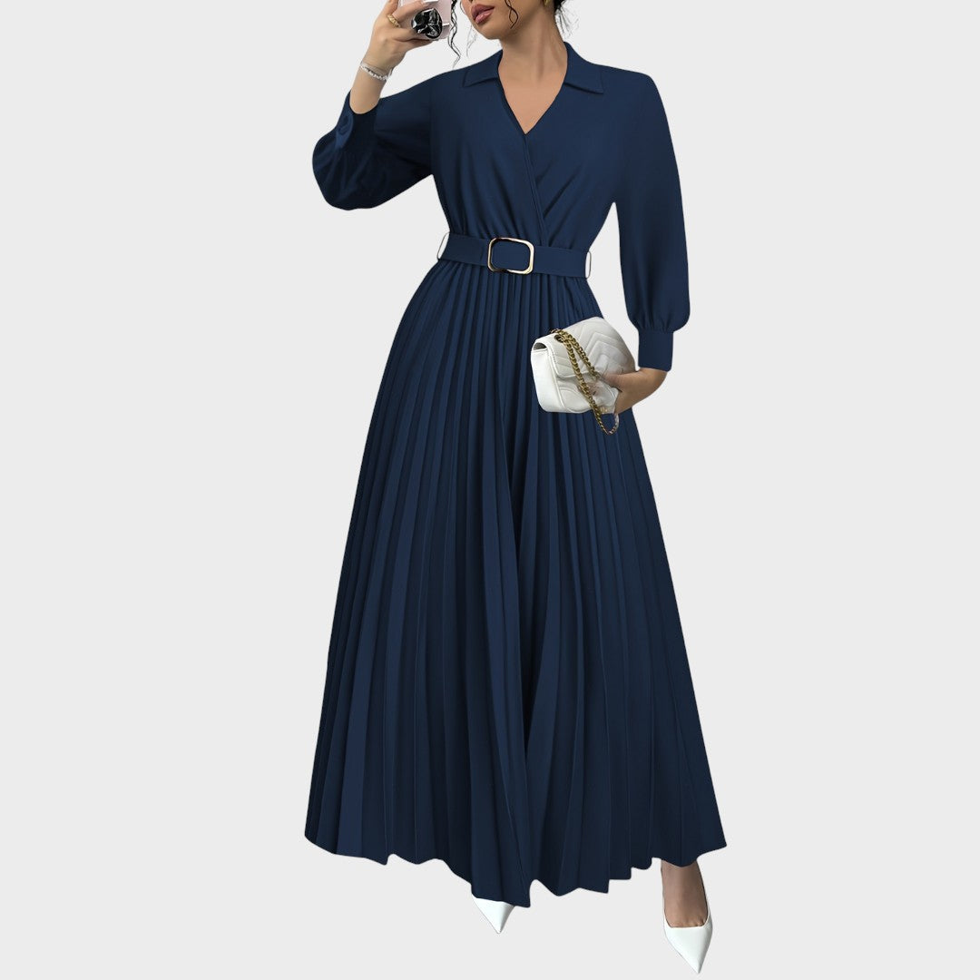 oriana rochie lungă plisată