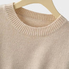 pulover din tricot cu volum la mâneci Cătălina vedere spate