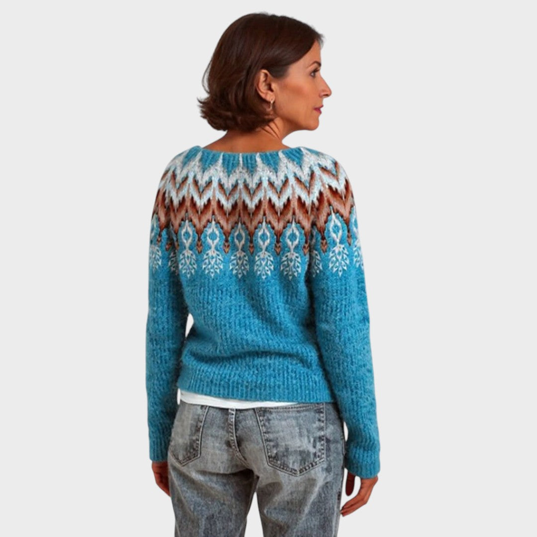 pulover cu model damă Eleanora material de calitate