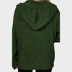 Amélia cardigan din tricot moale cu glugă mâneci