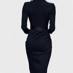 Adriana | Mandarin Luxe – maxi ruha övvel