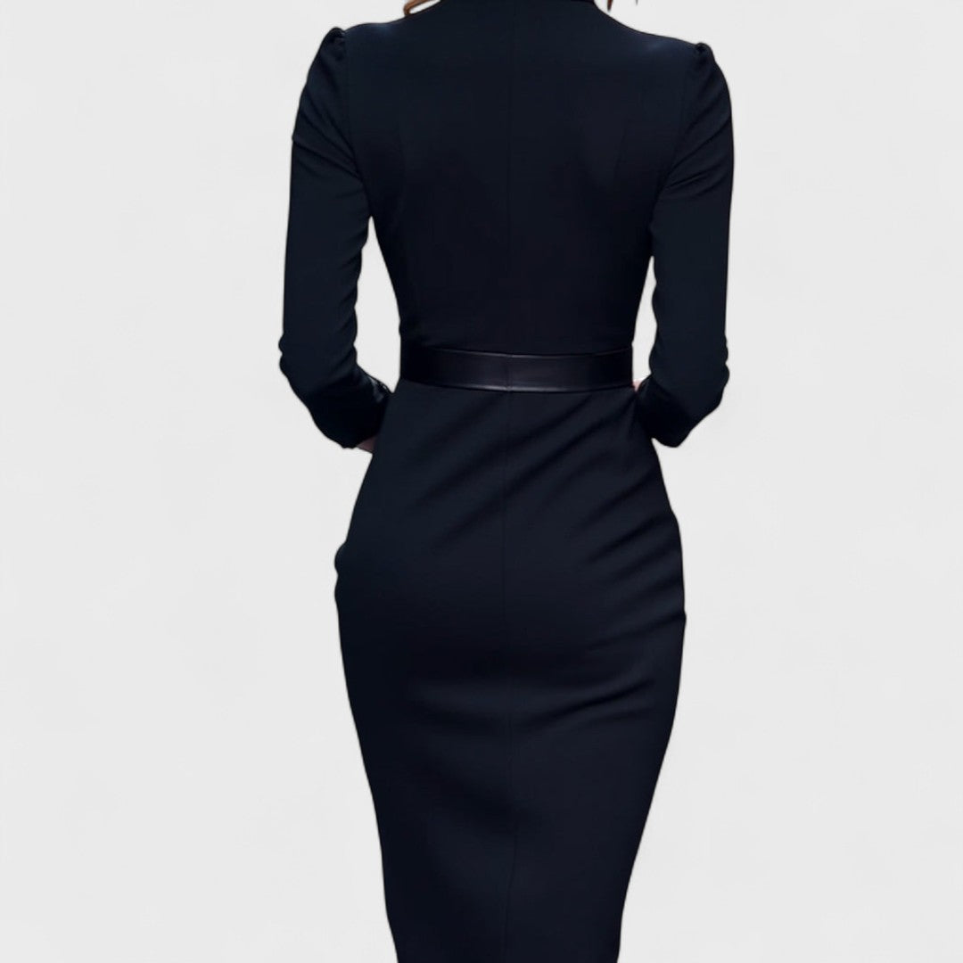 Adriana | Mandarin Luxe – maxi ruha övvel