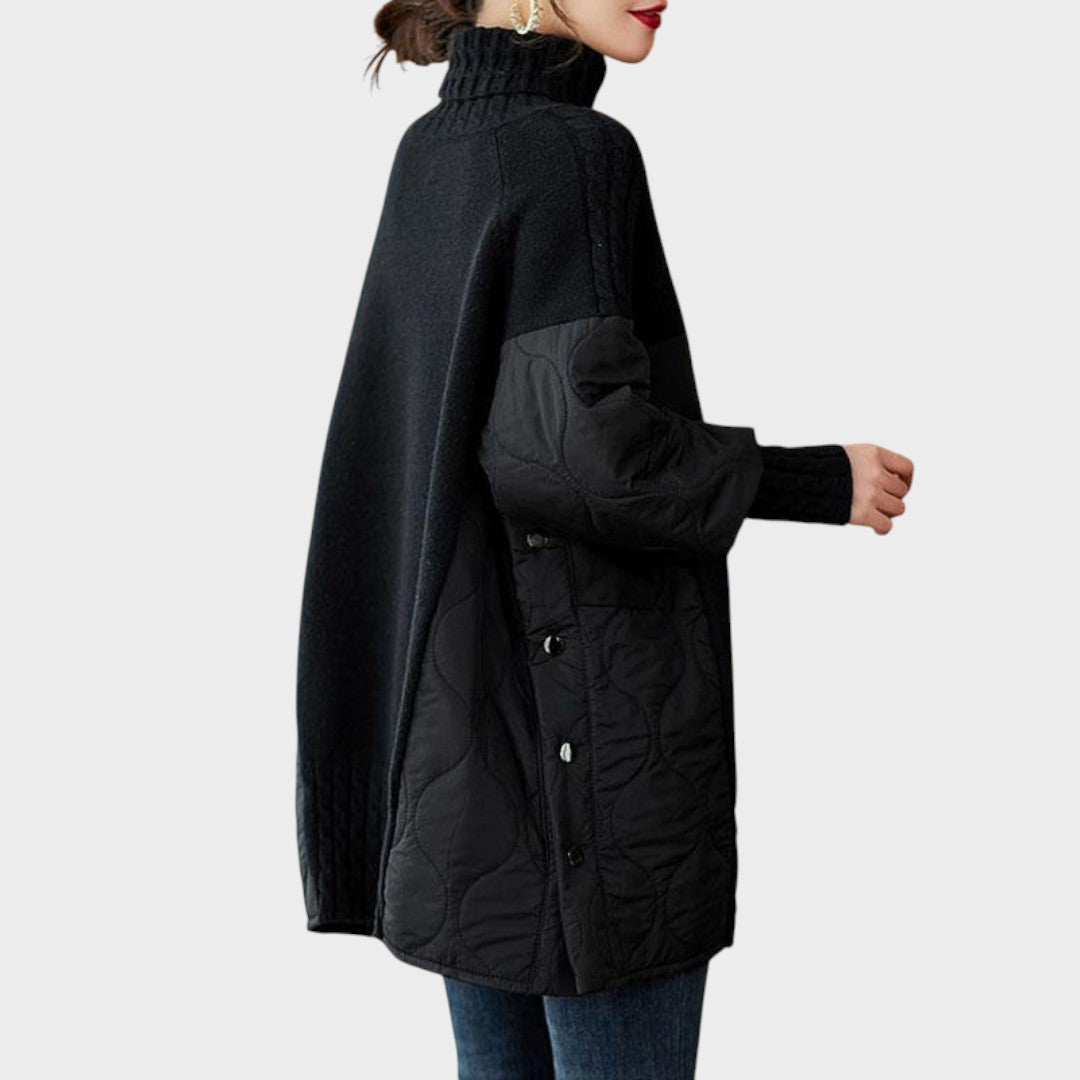 Iulia oversize pulóver magas nyakkal