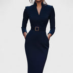 Adriana | Mandarin Luxe – maxi ruha övvel
