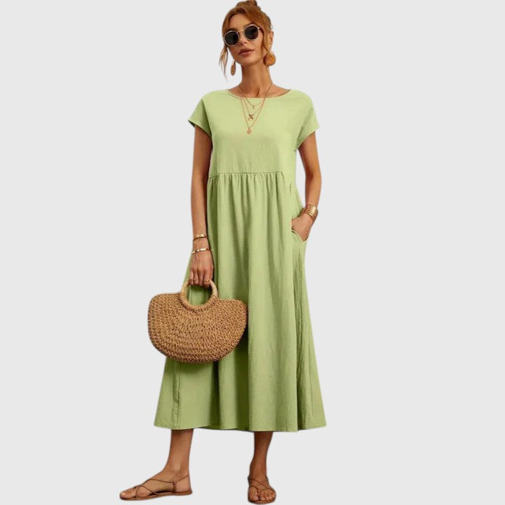 HARPER – EASY FLOW midi ruha