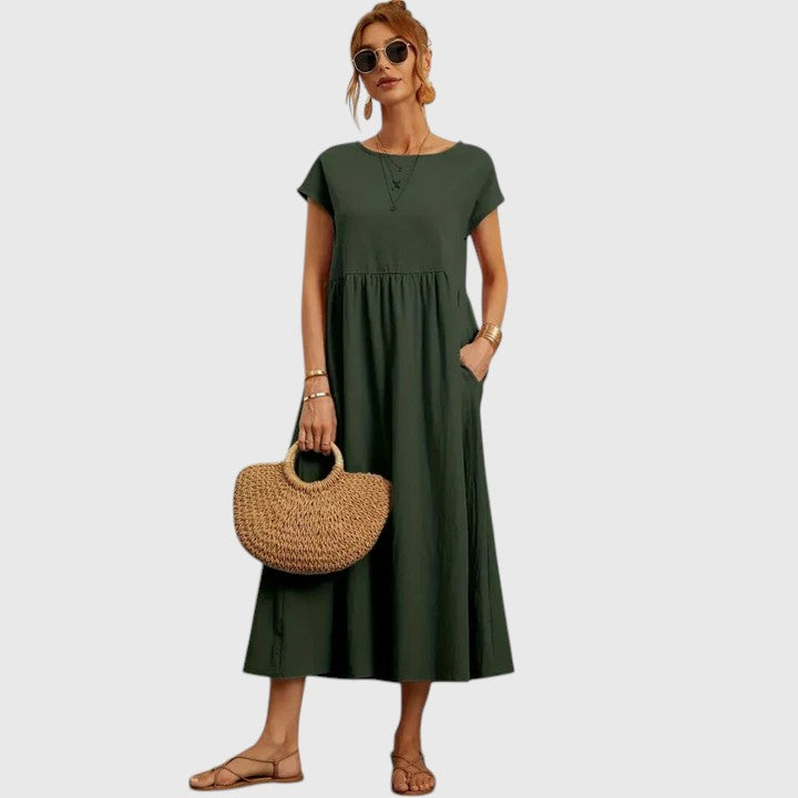 HARPER – EASY FLOW midi ruha