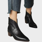 cira botine din piele elegante 
