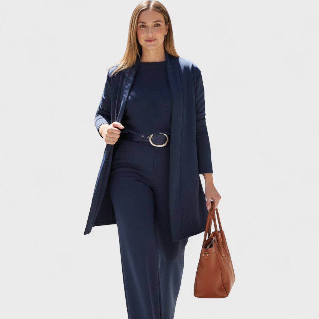 Janet – Luxus Női Háromrészes Szett: Elegancia és Kényelem Mindennapokra