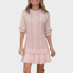 rochie din tricot cu cădere naturală Stefania vedere frontală