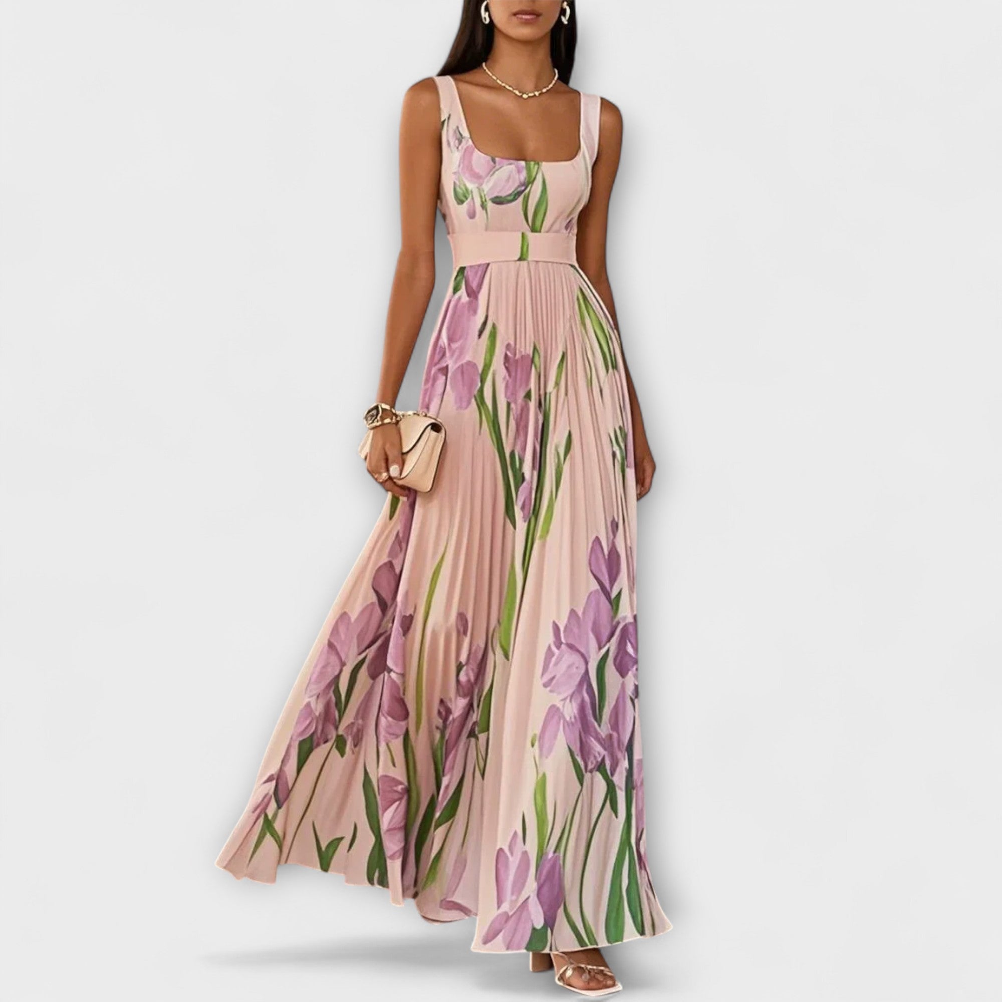SOFIA – Virágos elegáns maxi ruha