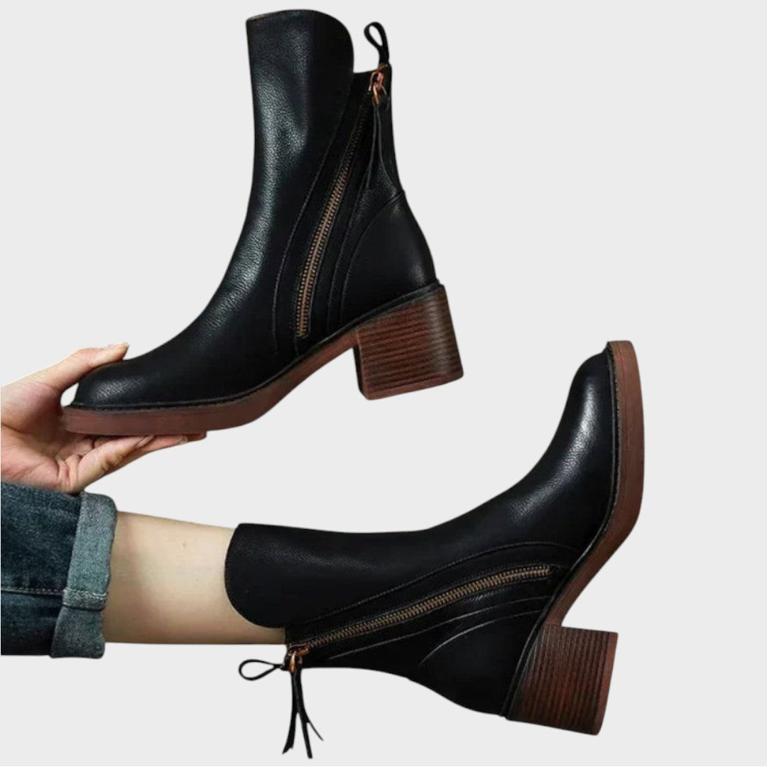 Arielle | Elegáns Bokacsizma Prémium Kidolgozással