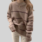 Emily Pulover Cald de Tricot pentru Femei Stil Modern vedere frontală