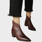 cira botine din piele elegante 