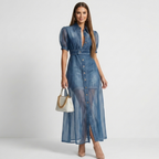 zanetta – denim stílusú ruha