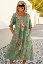 Eliza – kényelmes midi ruha