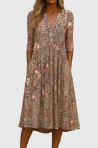 Rózsa – elegáns midi ruha