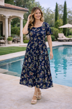 Klara – Chic Boho Maxi Ruha Nyakpánttal