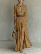 Henrietta – hosszú ujjú maxi ruha