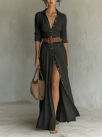 Henrietta – hosszú ujjú maxi ruha