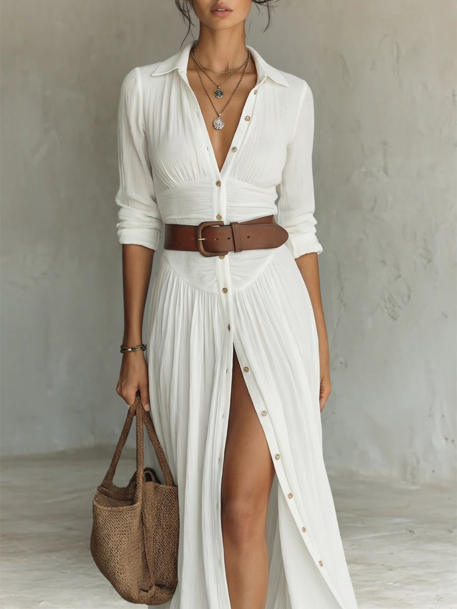 Henrietta – hosszú ujjú maxi ruha