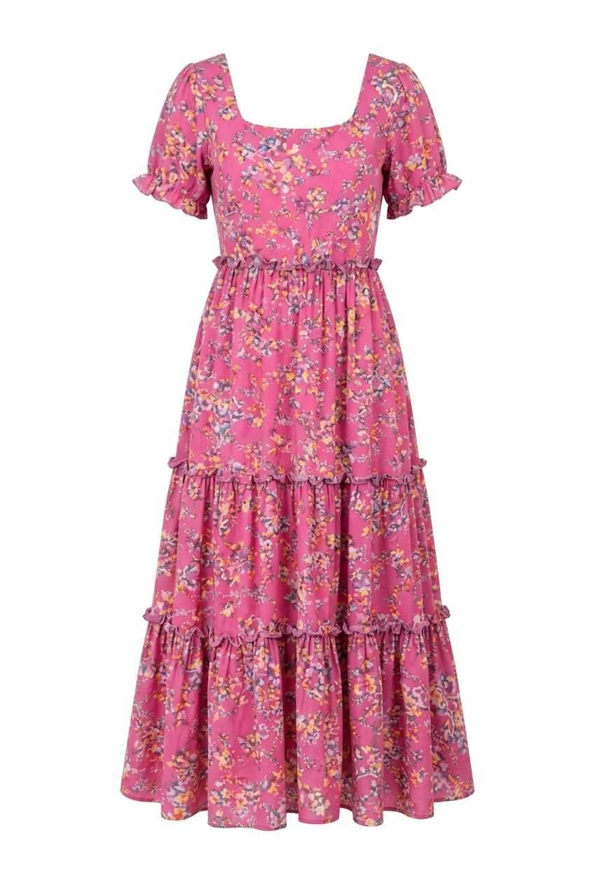 Klara – Chic Boho Maxi Ruha Nyakpánttal