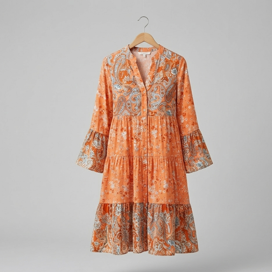 Eira - Nyomott Boho Ruha