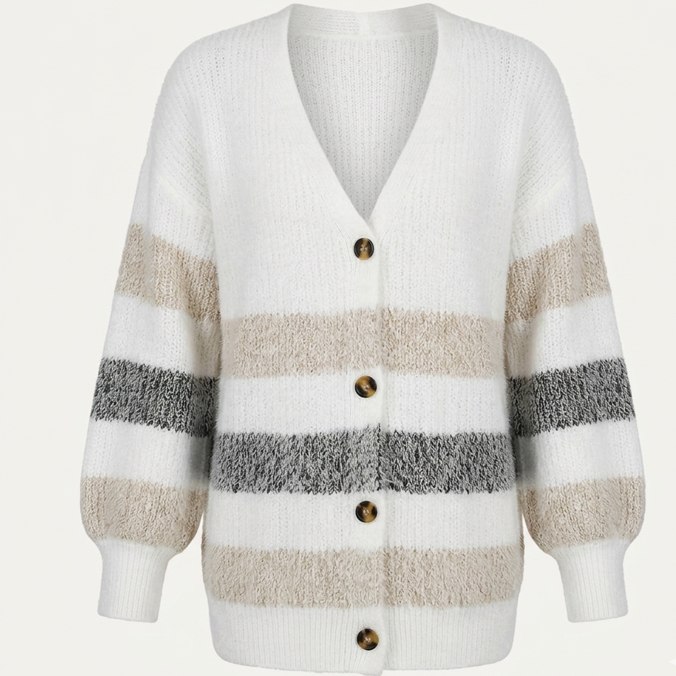 Cardigan Lung Lisa – Eleganță și Confort pentru Zile Răcoroase