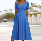 Miléna – elegáns A-vonalú midi ruha