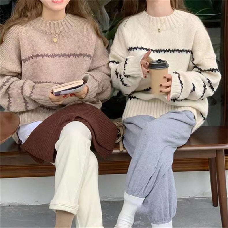 Emily Pulover Cald de Tricot pentru Femei Stil Modern vedere laterală