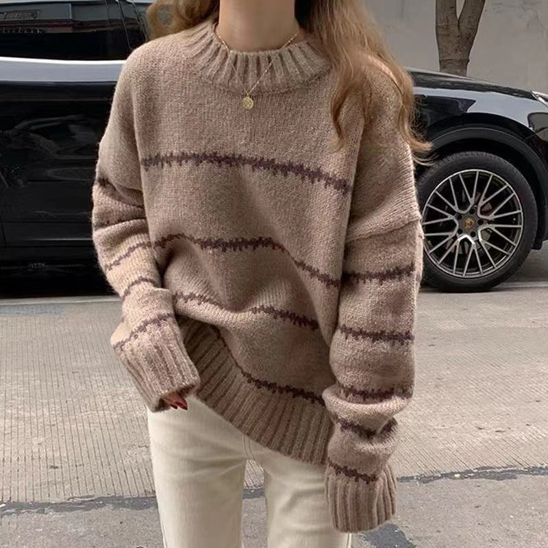 Emily Pulover Cald de Tricot pentru Femei Stil Modern