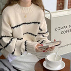 Emily Pulover Cald de Tricot pentru Femei Stil Modern vedere frontală