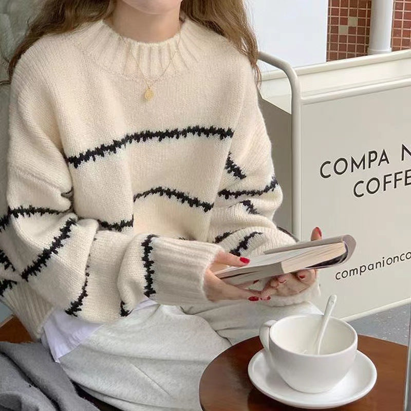 Emily Pulover Cald de Tricot pentru Femei Stil Modern vedere frontală