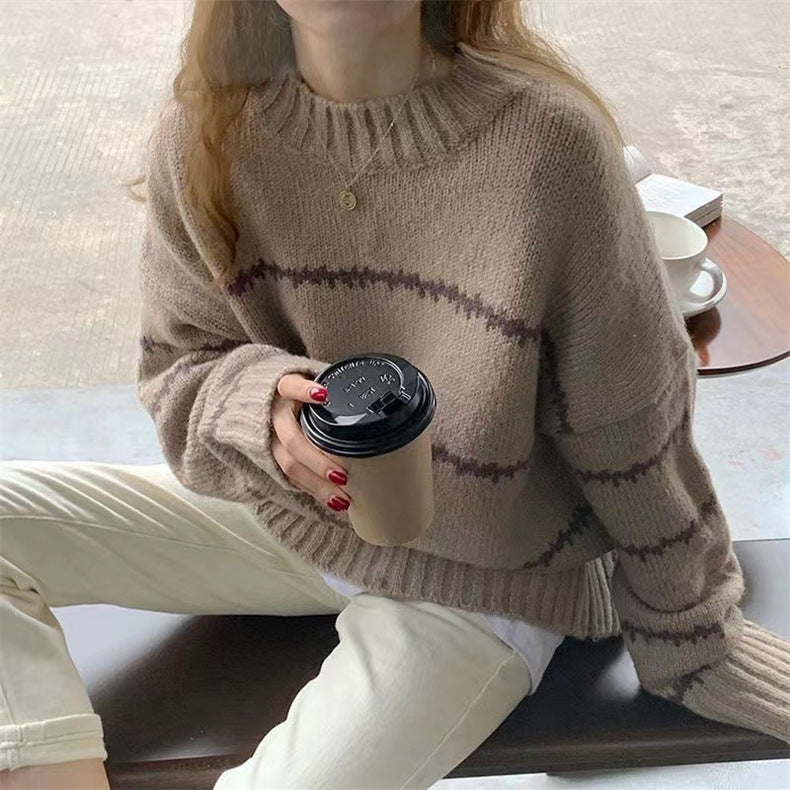 Emily Pulover Cald de Tricot pentru Femei Stil Modern prezentare