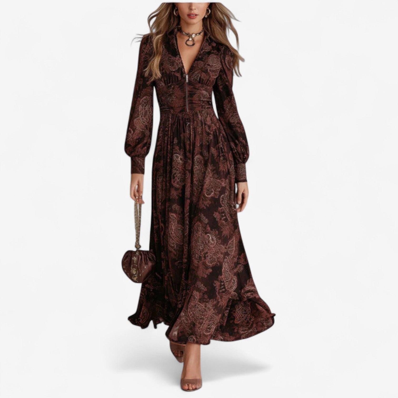 Hélène™ | Bohém elegancia maxi ruhában