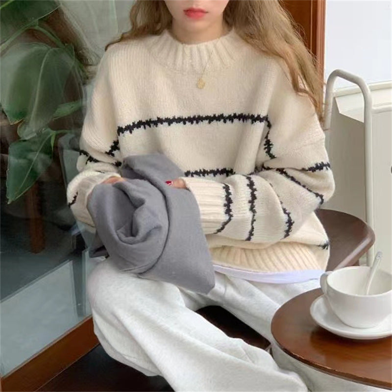 Emily Pulover Cald de Tricot pentru Femei Stil Modern detaliu material