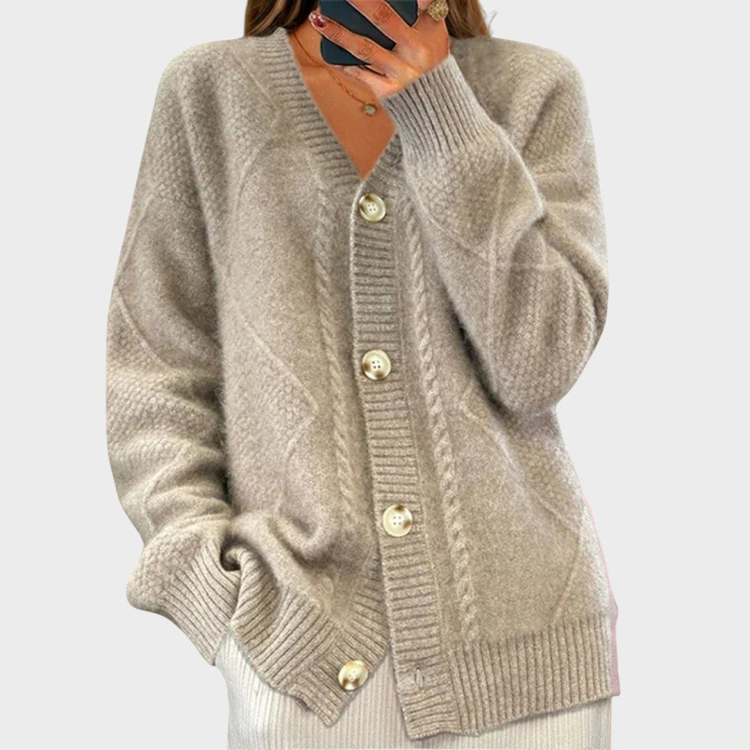  Cardigan tricotat Eloise front view