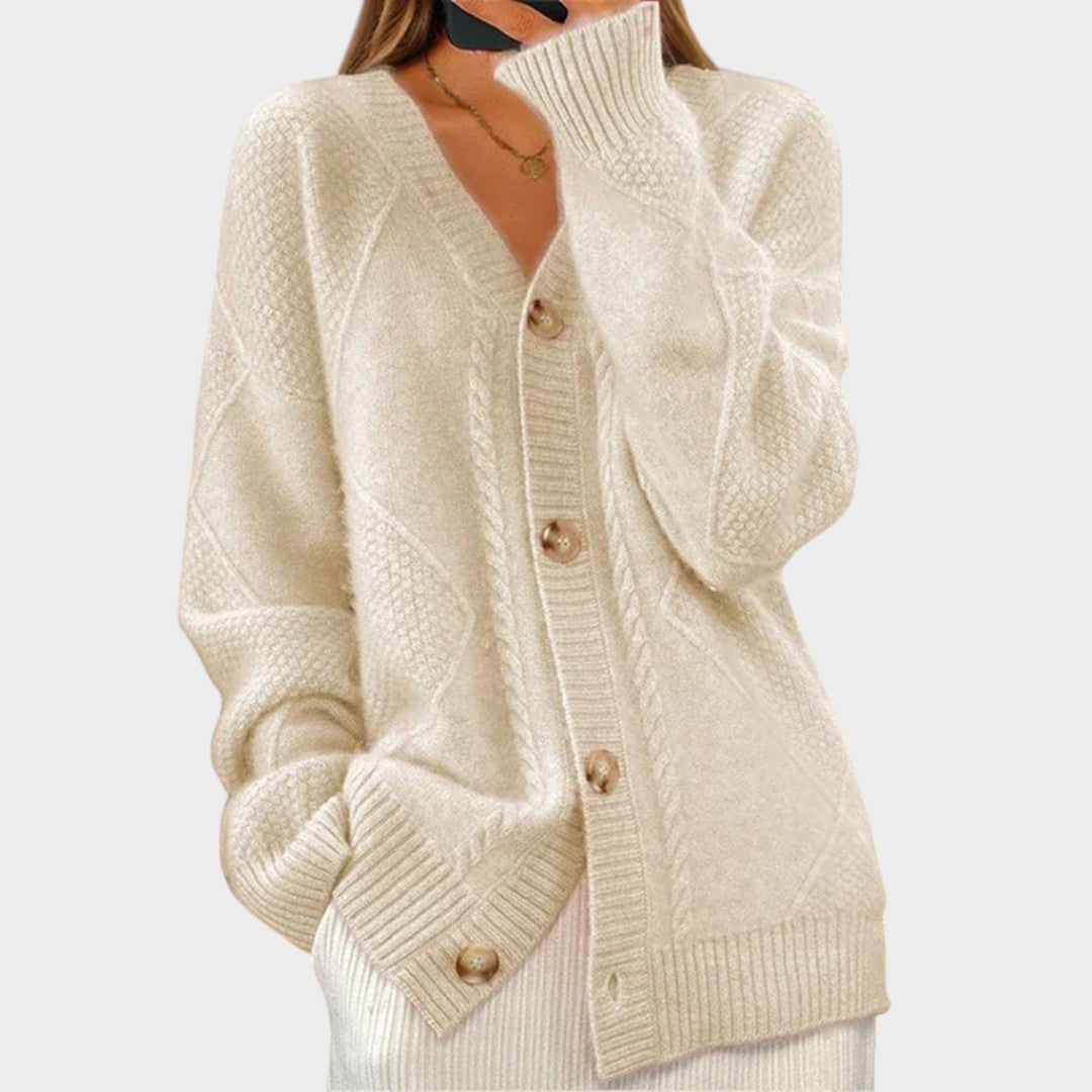 Cardigan tricotat Eloise back view