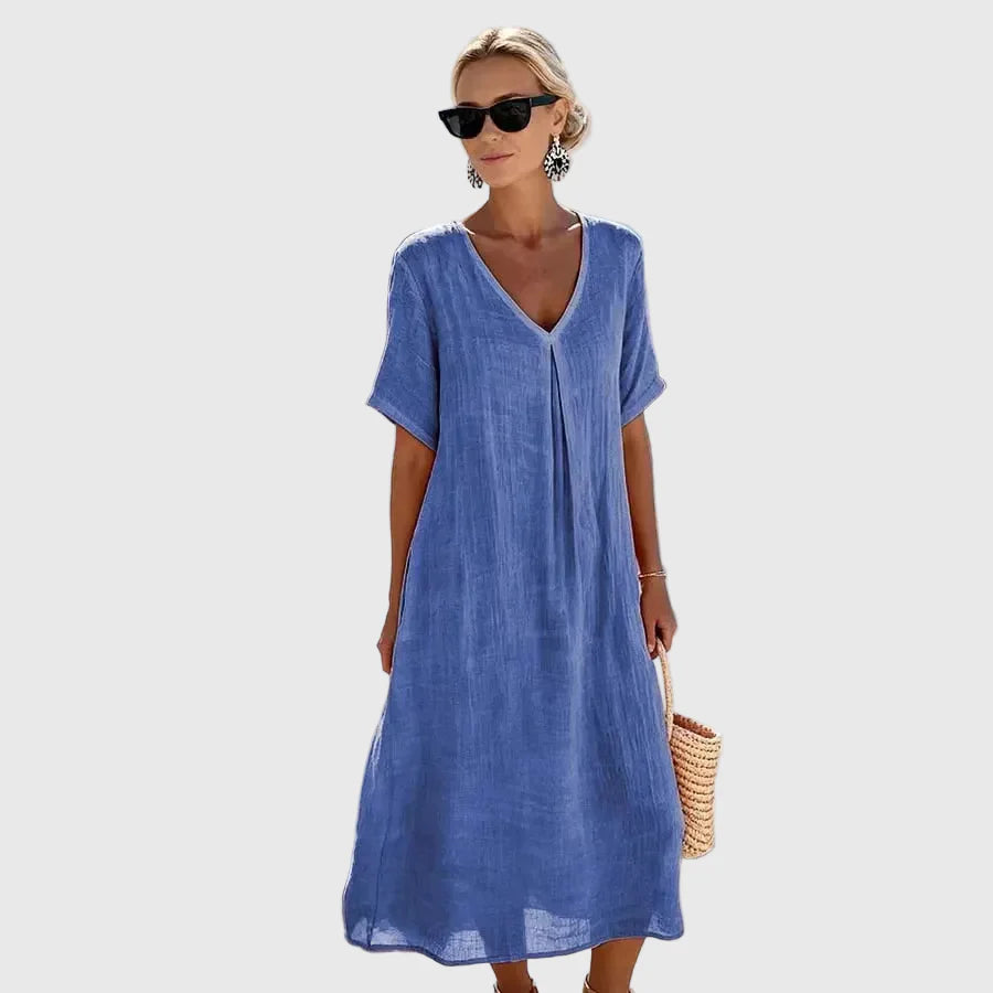 Zsuzsanna – laza szabású maxi ruha