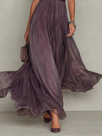 Lívia – elegáns sifon maxi ruha