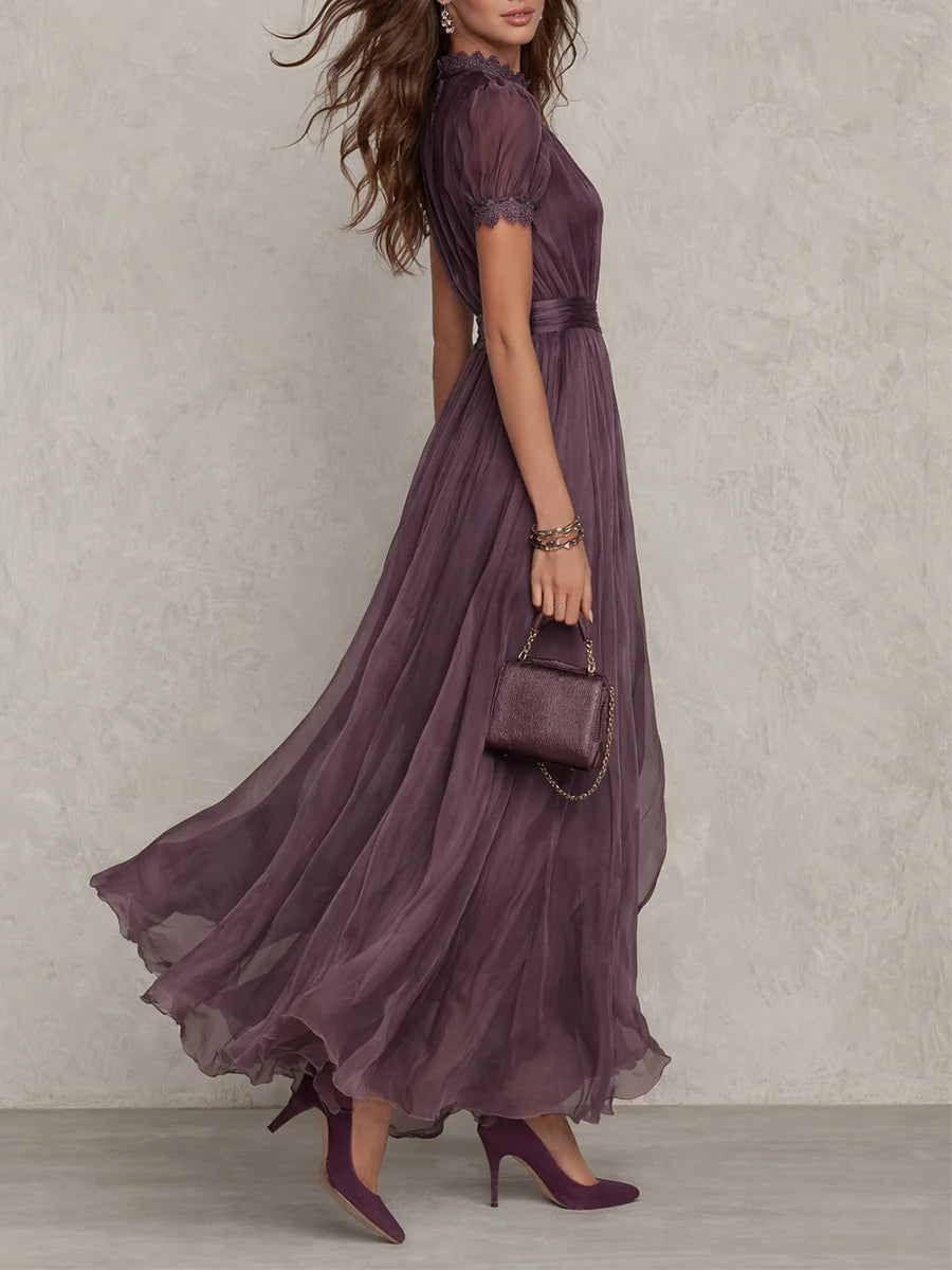 Lívia – elegáns sifon maxi ruha
