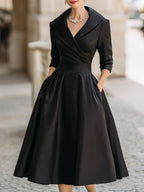 Clara – Elegáns Midi Ruha