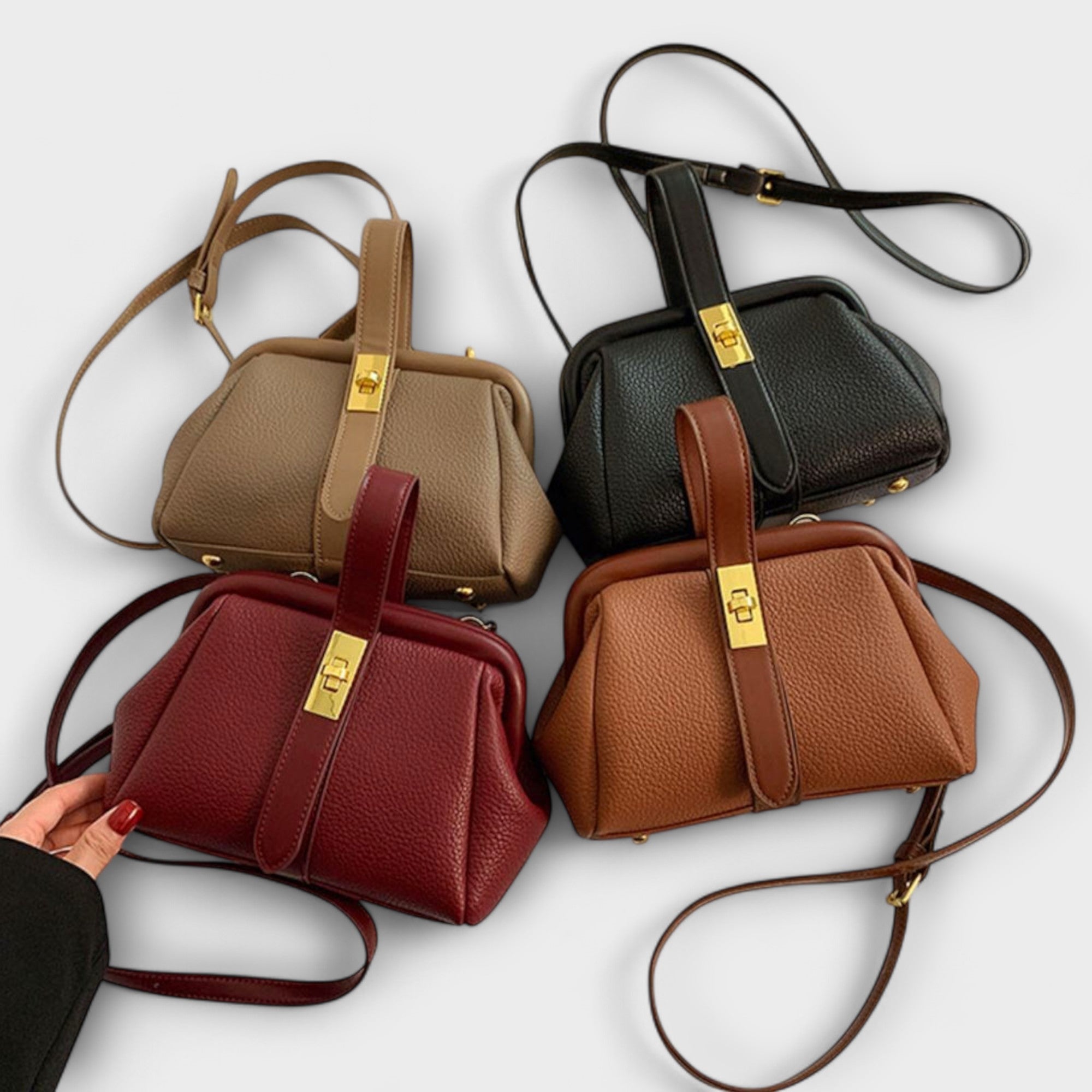 geantă de mână sau crossbody damă Angie outfit casual