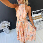 Aliz – elegáns őszibarack árnyalatú ruha