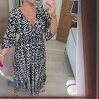 Lillia – Boho Nyomott Ruha