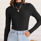 Tricou basic din material tricotat  elegant și versatil prezentare