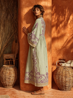 Adrienn – virágmintás boho maxi ruha