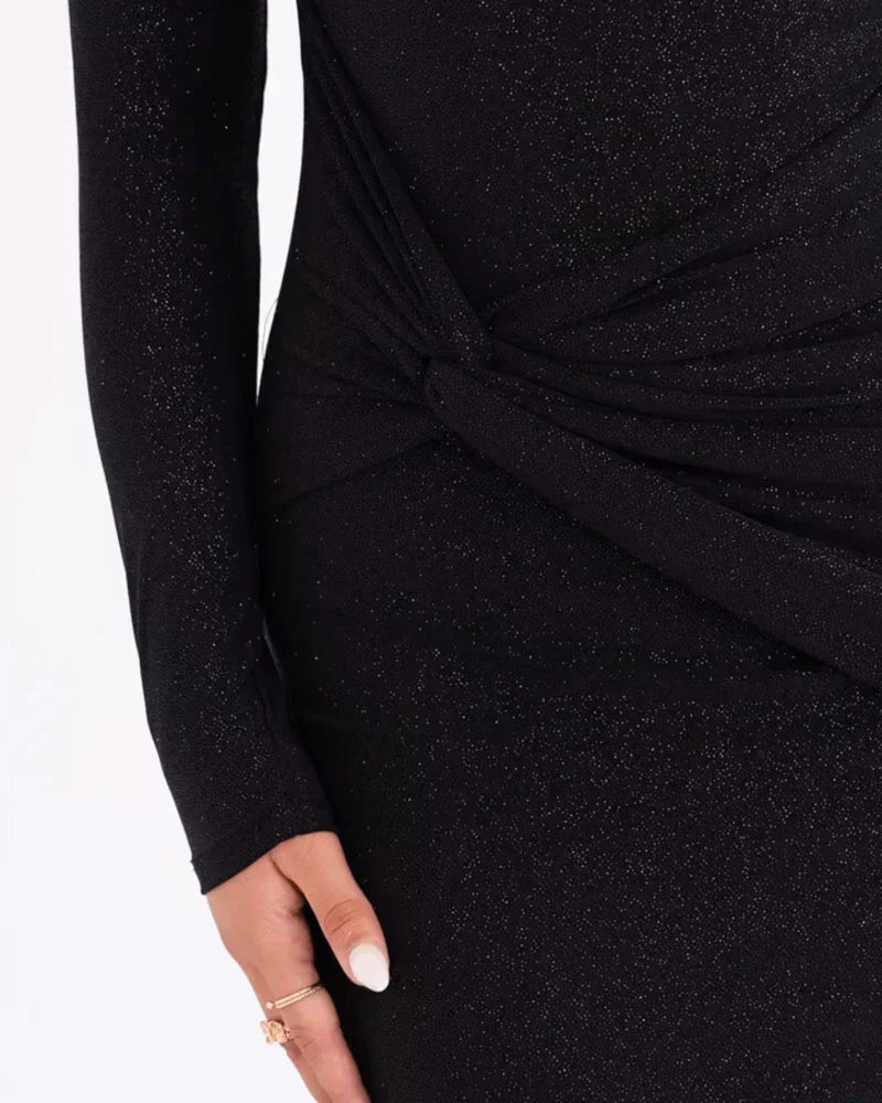 moa rochie maxi cu strălucire  prezentare