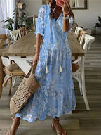 Michaela - Boho Tummy Coverage Dress